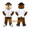 Brown Beaver Mascot Costume for Sports Events
