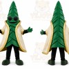 Green Leaf Mascot Costume for Corporate Events