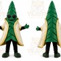 Green Leaf Mascot Costume for Corporate Events