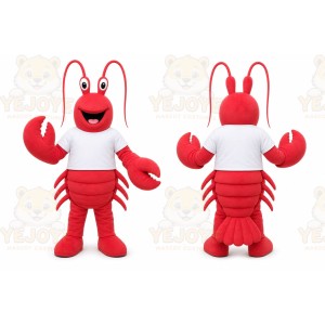Red Lobster Mascot Costume for Restaurant Promotions