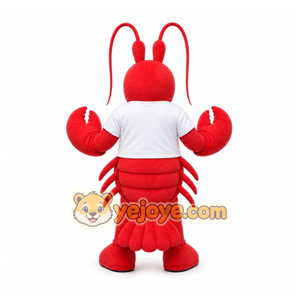 Red Lobster Mascot Costume for Restaurant Promotions