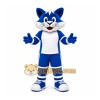 Blue Cat Mascot Costume for Sports Events Blue Cat Mascot Costume for Sports Events