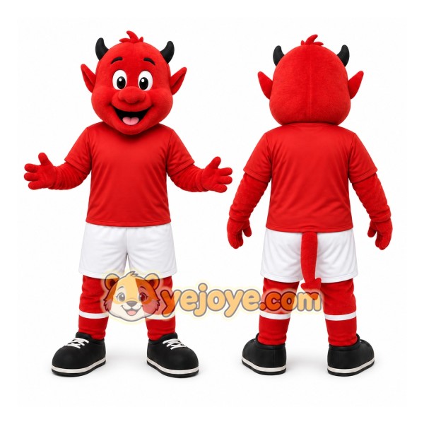 Red Devil Mascot Costume for Holiday Events