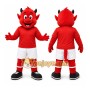 Red Devil Mascot Costume for Holiday Events
