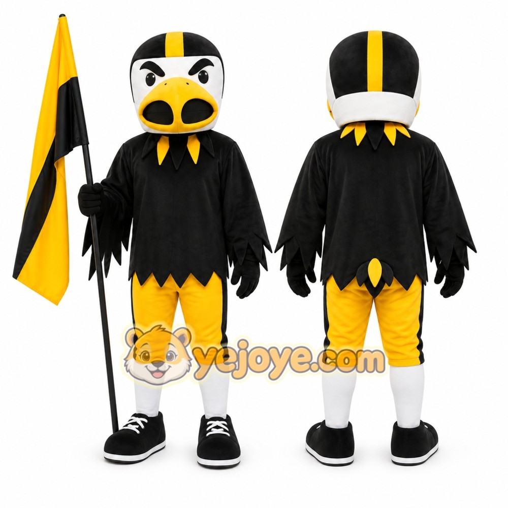 Black Bird Mascot Costume for Sports Events Black Bird Mascot Costume for Sports Events