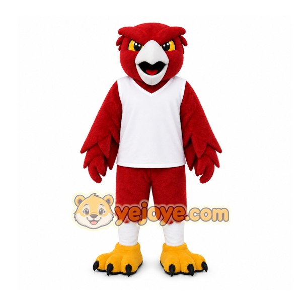Red Bird Mascot Costume for Sports Events