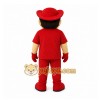 Red Cowboy Mascot Costume for Events and Promotions