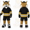 Black Wildcat Mascot Costume for Sports Events