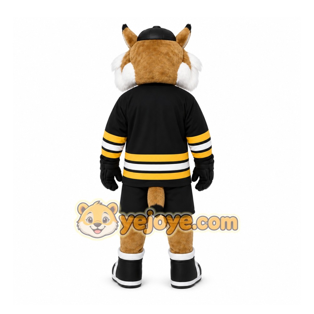 Black Wildcat Mascot Costume for Sports Events Black Wildcat Mascot Costume for Sports Events