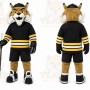 Black Wildcat Mascot Costume for Sports Events