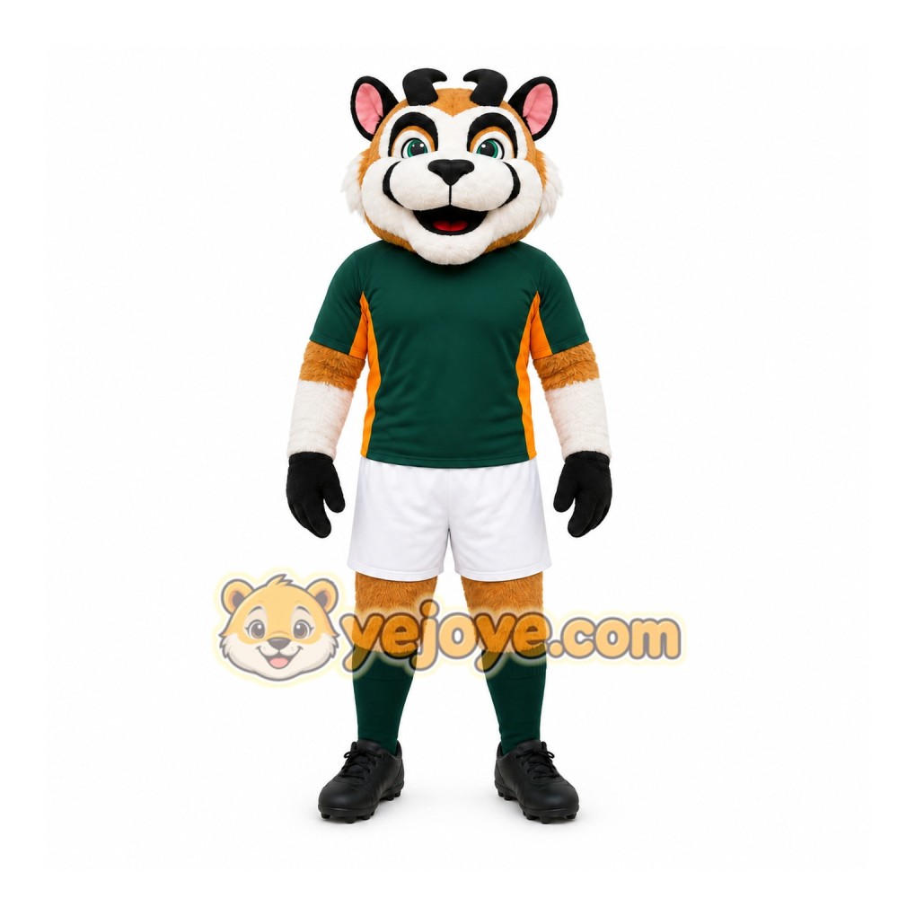 Green Tiger Mascot Costume for Sports Events Green Tiger Mascot Costume for Sports Events
