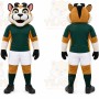 Green Tiger Mascot Costume for Sports Events