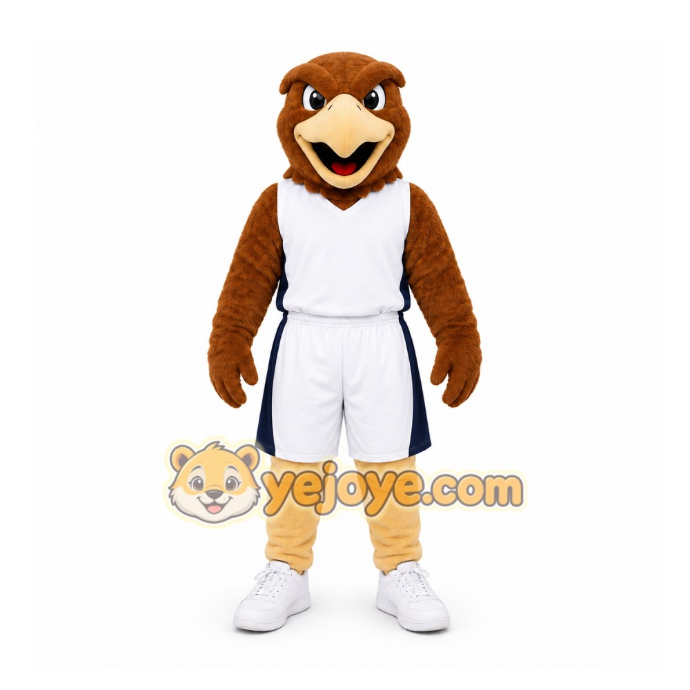 Brown Eagle Mascot Costume for Sports Events Brown Eagle Mascot Costume for Sports Events
