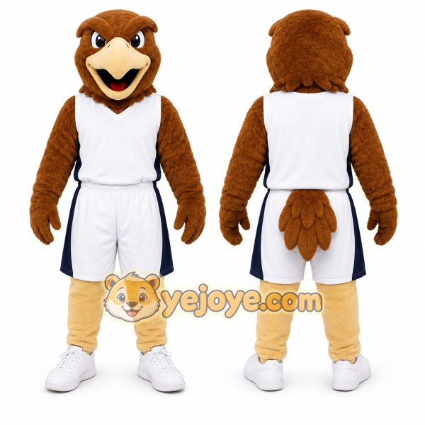 Brown Eagle Mascot Costume for Sports Events