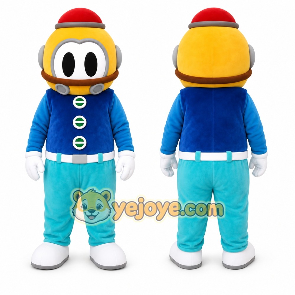 Blue Robot Mascot Costume for Children's Events