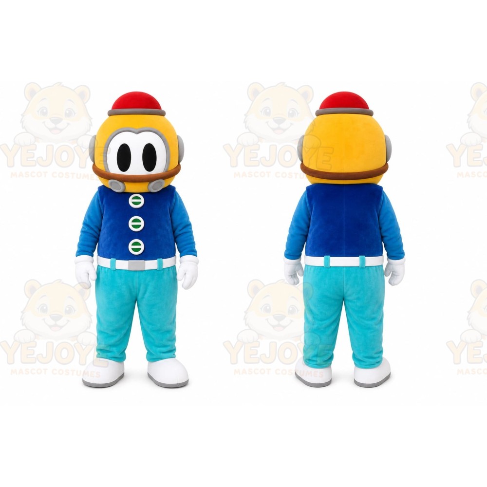 Blue Robot Mascot Costume for Children's Events