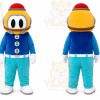 Blue Robot Mascot Costume for Children's Events