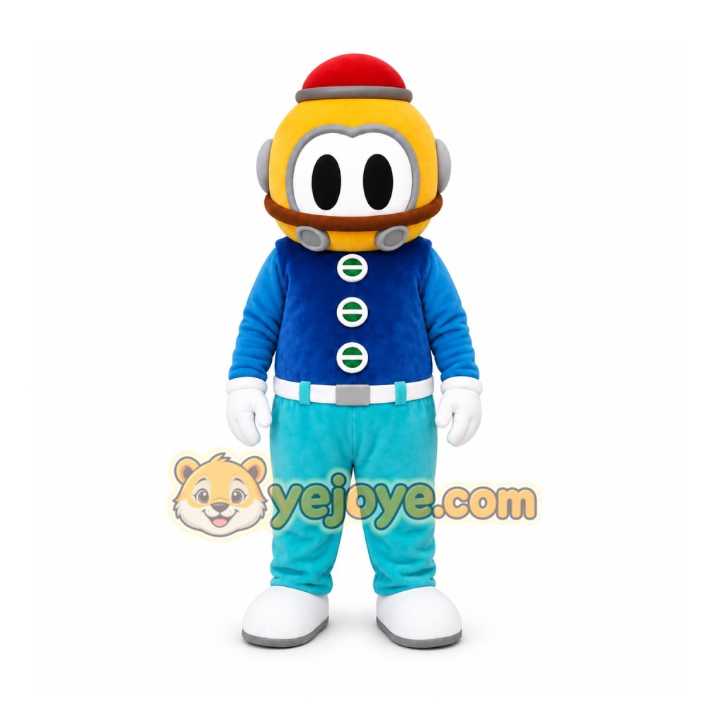 Blue Robot Mascot Costume for Children's Events
