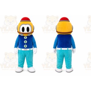 Blue Robot Mascot Costume for Children's Events