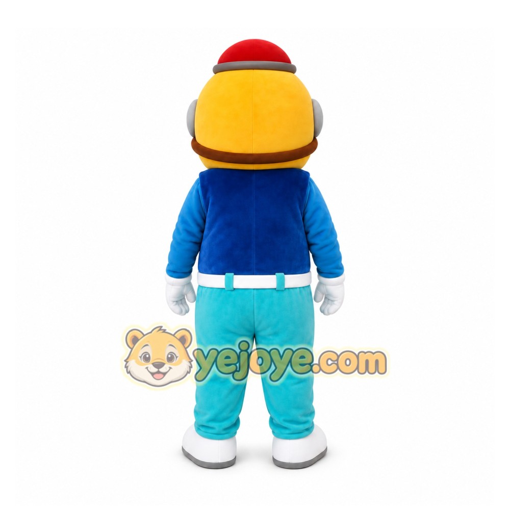 Blue Robot Mascot Costume for Children's Events