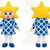 Yellow Star Character Mascot Costume for Children's Events