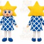 Yellow Star Character Mascot Costume for Children's Events