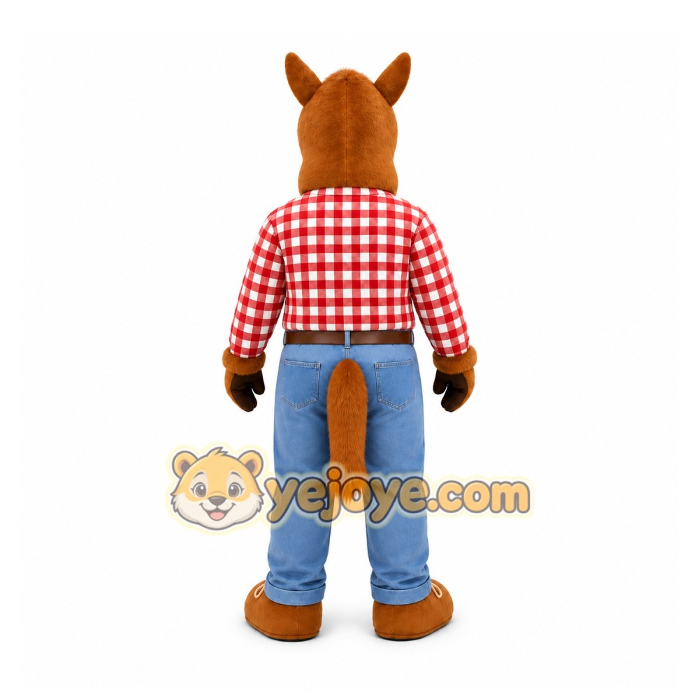 Brown Horse Mascot Costume for Events and Promotions Brown Horse Mascot Costume for Events and Promotions