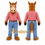 Brown Horse Mascot Costume for Events and Promotions
