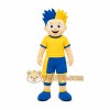 Yellow Boy Character Mascot Costume for Sports Events Yellow Boy Character Mascot Costume for Sports Events