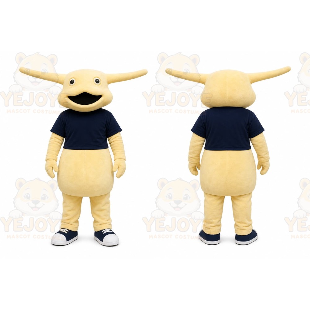 Beige Fantasy Creature Mascot Costume for Events and Promotions
