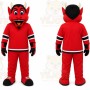 Red Devil Character Mascot Costume for Sports Events