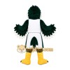 Green Bird Mascot Costume for Sports Events
