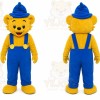 Yellow Bear Mascot Costume for Children's Events