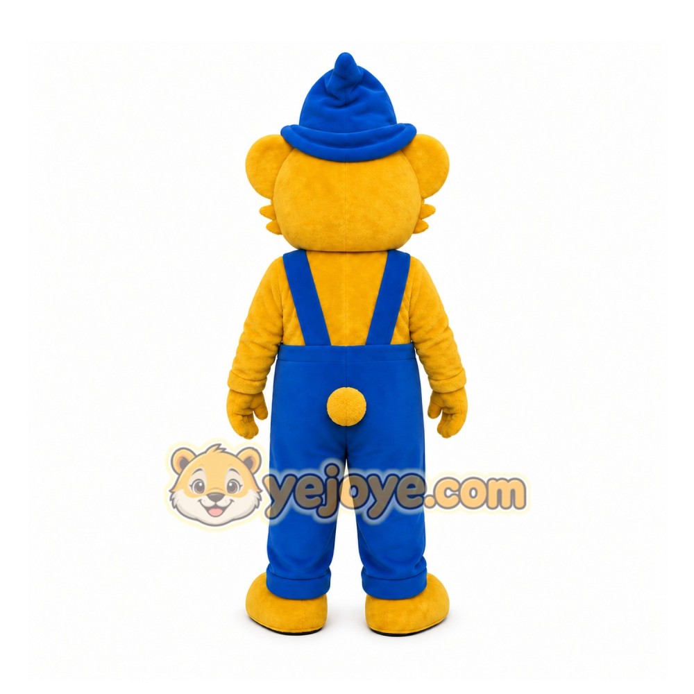 Yellow Bear Mascot Costume for Children's Events Yellow Bear Mascot Costume for Children's Events