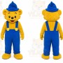 Yellow Bear Mascot Costume for Children's Events