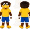 Brown Bird Mascot Costume for Sports Events