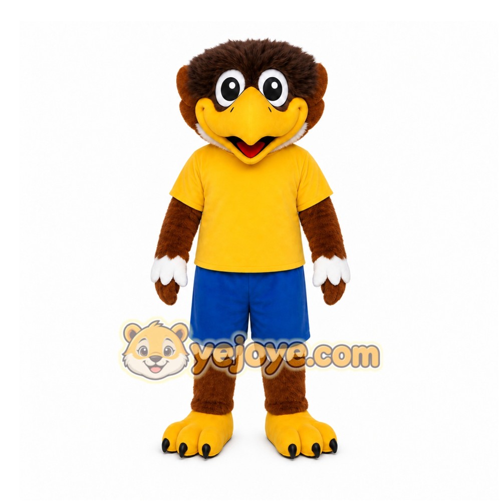 Brown Bird Mascot Costume for Sports Events Brown Bird Mascot Costume for Sports Events