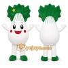 White Vegetable Character Mascot Costume for Events and Promotions