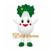 White Vegetable Character Mascot Costume for Events and Promotions White Vegetable Character Mascot Costume for Events and Promotions