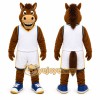 Brown Horse Mascot Costume for Sports Events Brown Horse Mascot Costume for Sports Events