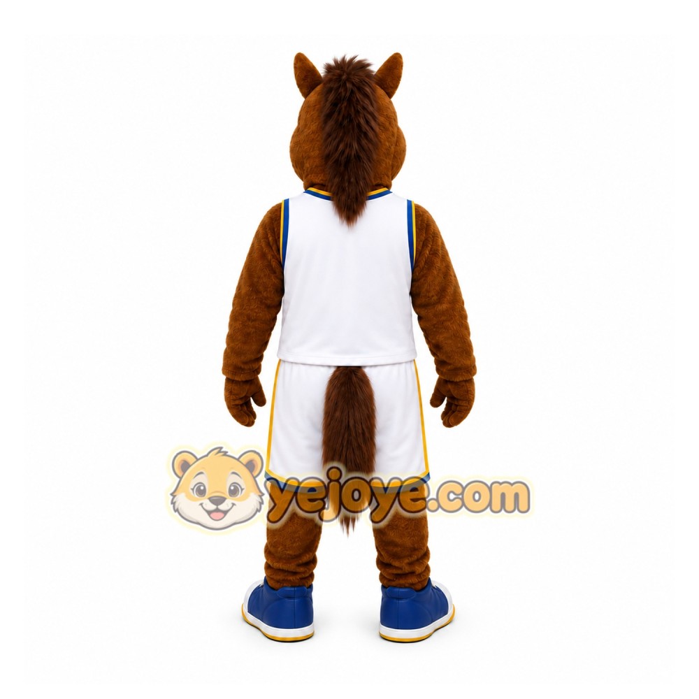Brown Horse Mascot Costume for Sports Events Brown Horse Mascot Costume for Sports Events