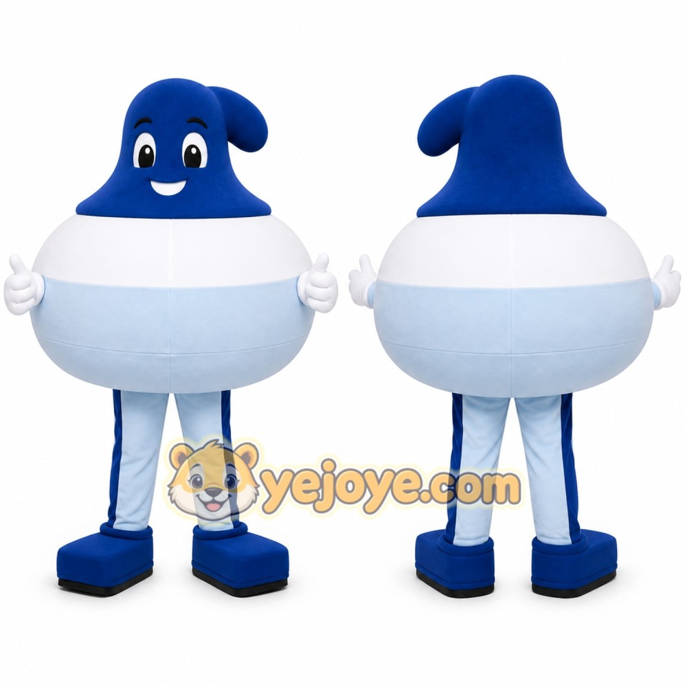 Blue Abstract Character Mascot Costume for Events and Promotions Blue Abstract Character Mascot Costume for Events and Promotions