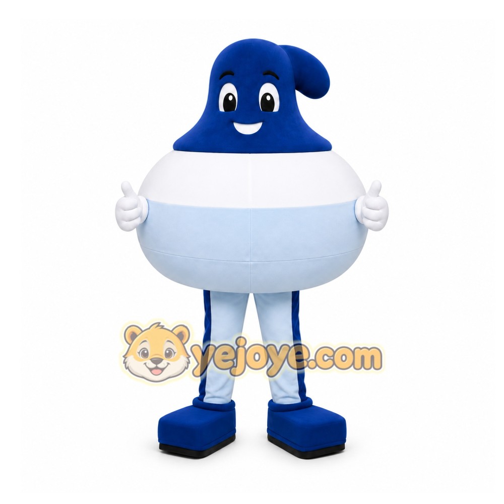 Blue Abstract Character Mascot Costume for Events and Promotions Blue Abstract Character Mascot Costume for Events and Promotions