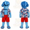 Blue Monster Mascot Costume for Events and Promotions