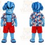 Blue Monster Mascot Costume for Events and Promotions
