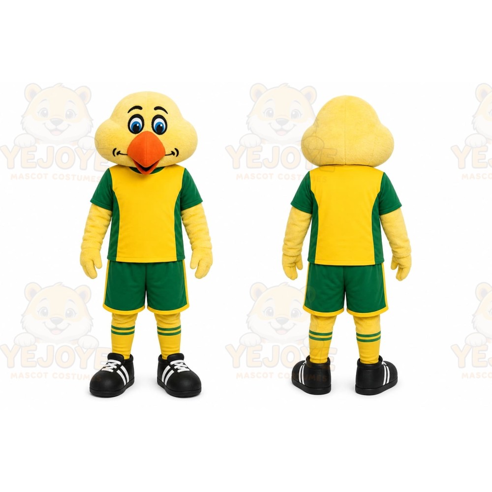 Yellow Bird Mascot Costume for Sports Events
