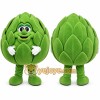 Green Artichoke Mascot Costume for Events and Promotions Green Artichoke Mascot Costume for Events and Promotions