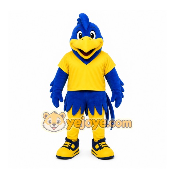 Blue Bird Mascot Costume for Sports Events