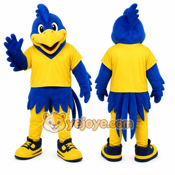 Blue Bird Mascot Costume for Sports Events