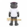 Gray Bear Mascot Costume for Sports Events Gray Bear Mascot Costume for Sports Events